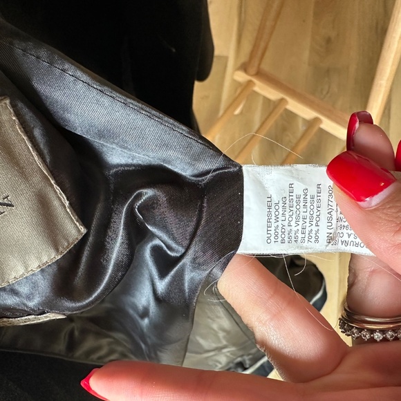 Zara Dark Gray Wool Men’s Coat Size 40 - Picture 10 of 10